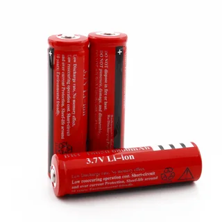 Rechargeable 18650 Batteries Ideal For Cheap LED Torches and Other Light Duty Applications. NEW.