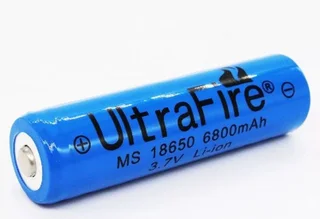 Blue Rechargeable 18650 Batteries Ideal For Cheap LED Torches,  Other Light Duty Applications. NEW.