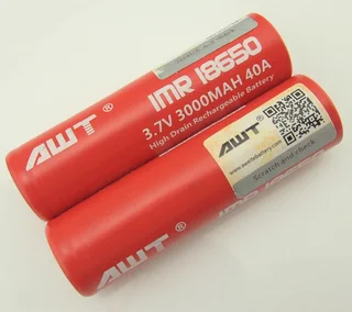 18650 High Drain Rechargeable 3.7V 40A 3000mah Protected Batteries. Brand New Products.