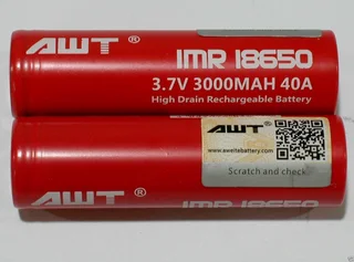 18650 High Drain Rechargeable 3.7V 40A 3000mah Protected Batteries. Brand New Products.