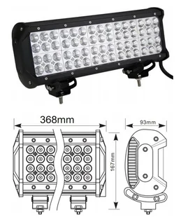 Quad Row Heavy Duty LED Light Bar with Super Bright Multi Beam Latest Technology. Brand New Products