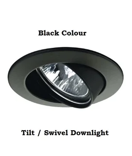 Downlight Fittings: Nouveau Classic Design with Swivel Tilt Function in Assorted Colours. Brand NEW.