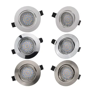 Downlight Fittings: Nouveau Classic Design with Swivel Tilt Function in Assorted Colours. Brand NEW.