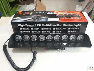 LED Windscreen Vehicle Strobe Dashboard Light Very Long 9LED Version. Dash Lights Brand New Products