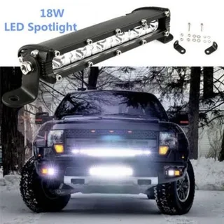 LED Light Bar 23cm Ultra Slim Design 9~60V DC 18W. Single Row Version. Brand New Products.