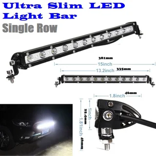 LED Light Bar 330mm Ultra Slim Design 9~60V DC 36W. Single Row Version. Brand New Products.