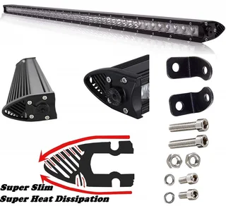 Very Long LED Light Bars: 50inch Ultra Slim Design Single Row 144W 1275mm 9~60V. Brand New Products.