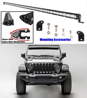 Very Long LED Light Bars: 50inch Ultra Slim Design Single Row 144W 1275mm 9~60V. Brand New Products.