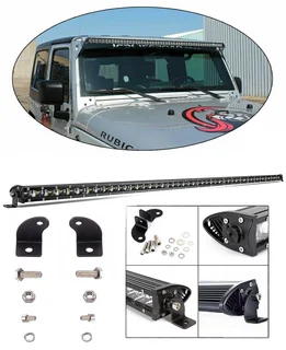 Very Long LED Light Bars: 50inch Ultra Slim Design Single Row 144W 1275mm 9~60V. Brand New Products.