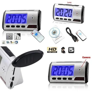 Spy Camera Clock, Remote Controlled Multi-Function DVR. Motion Sensor and More. Brand New Products.