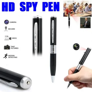 Spy Pen Digital Colour Video Audio Recorder with Micro SD Card Slot. Silver Trim. Brand New Products