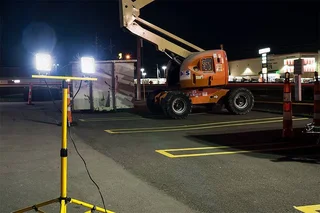 Tripod Stand: Yellow Weatherproof Compact and Durable. Ideal For Many Applications. Brand NEW.