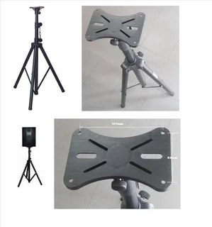 Heavy Duty TriPod Speaker Stands. Telescoping and Adjustable. In Black Colour. Brand New Products.