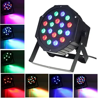 Stage Led Light Strobe Flash Party Disco Lights. 18leds Rgb Parcan Disco Lights. Brand New Products.