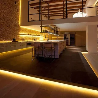 LED Strip Light / Rope Light 100metres Roll 220Volts in Gold Yellow Light Colour. Brand New Products