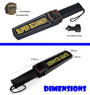 Hand Held Metal Detector Security Checking, Scanning Devices. Super Scanner. Brand New Products.