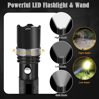 LED Hand-Held Traffic Safety Signal Light and Torch Rechargeable. Traffic Wand. Brand New Products.
