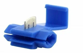 Solderless Wire Connectors Terminals Crimp Electrical Lock Quick Splice. Blue. Brand New Products.