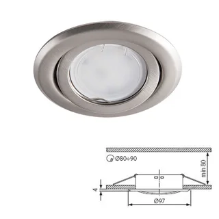 Downlight Fittings Housings. Double Ring with Tilt Swivel Function in Assorted Colours. Brand NEW.
