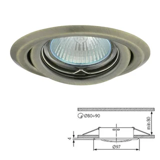 Downlight Fittings Housings. Double Ring with Tilt Swivel Function in Assorted Colours. Brand NEW.