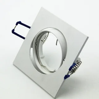 Downlight Fittings: Square Nouveau Classic Design with Swivel Tilt Function in Assorted Colours. NEW