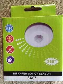 Motion Sensor Infrared Technology PIR Detector Switch. Brand New Products On Special.