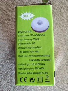 Motion Sensor Infrared Technology PIR Detector Switch. Brand New Products On Special.