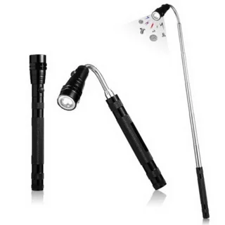 Unique Magnetic, Flexi Telescopic, Bendable Multifunctional Pick-Up-Tool LED Torch. Brand New Items.