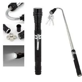 Unique Magnetic, Flexi Telescopic, Bendable Multifunctional Pick-Up-Tool LED Torch. Brand New Items.