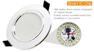 7Watts LED Ceiling Downlights, Spotlights. Complete and Ready to Use Units. Brand New Products.