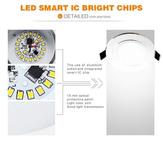 5Watts LED Ceiling Downlights, Spotlights. Complete and Ready to Use Units. Brand New Products.