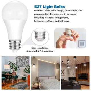 LED Light Bulbs 5W Dimmable in E27 Standard Edison Screw Cap 220V. Brand New Products.