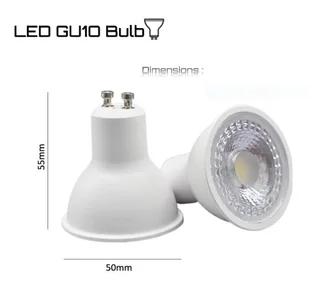 LED Light Bulbs Natural White 6W GU10 220V Dimmable Downlights Spotlights Ceiling Lights. Brand NEW.