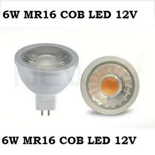 LED Light Bulbs Dimmable 6W COB LED MR16 Downlights Spotlights 12Volts Versions. Brand New Products.