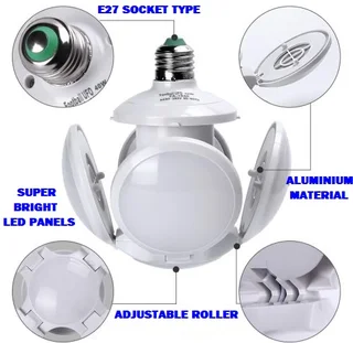 LED Lamp Foldable UFO Football Shape 220V. Unique and Novelty Deformable Design. Brand New Products.