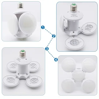 LED Lamp Foldable UFO Football Shape 220V. Unique and Novelty Deformable Design. Brand New Products.