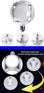 LED Lamp Foldable UFO Football Shape 220V. Unique and Novelty Deformable Design. Brand New Products.