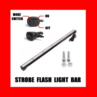 RED Vehicle Flash Warning LED Emergency Strobe Light Bar Brand New Products.