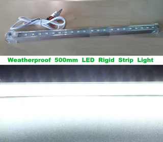 12V LED Rigid 50cm Strip Lights With On/Off Switch. Ideal For Use As Loadshedding Lamps. Brand New.