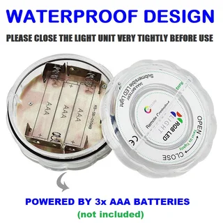 Waterproof RGB LED MultiColour Remote Controlled Submersible Lamp. Its Party Time Brand New Products