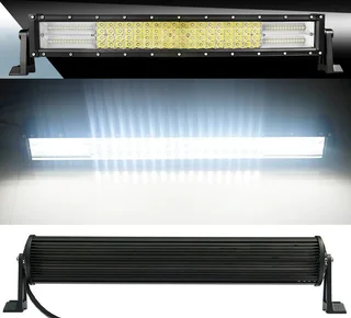 LED Light Bar 10D Quad Row Combo Beam Pattern DC10~32Volts in Cool White. Brand New Products.