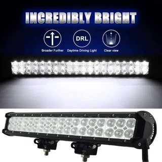 LED Light Bar 144W 7D Double Row Sliding Bracket Mount DC10~32V in Cool White. Brand New Products.