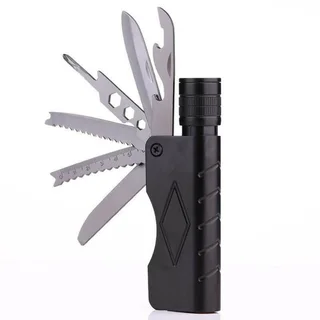 Multifunction 7-in-1 Multi-Tool CREE LED Torch Flashlight Swiss Knife. A must have. Brand New Item.