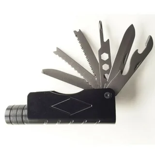Multifunction 7-in-1 Multi-Tool CREE LED Torch Flashlight Swiss Knife. A must have. Brand New Item.