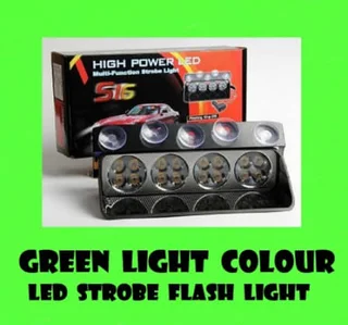 Green LED Strobe Flash Vehicle Windscreen Warning Dashboard Light with 16 Modes. Brand New Products.