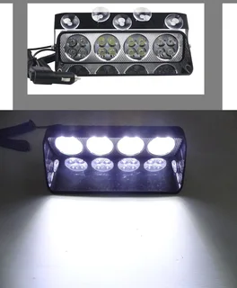 Cool White LED Strobe Flash Vehicle Windscreen Warning Dashboard Light with 16 Modes. Brand NEW