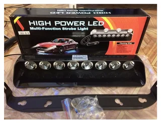 Very Long Green LED Strobe Flash Vehicle Windscreen Dashboard Warning Light. Brand NEW Products.