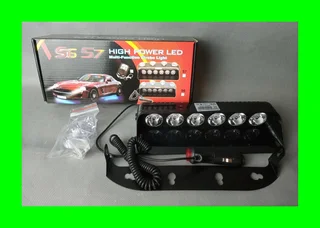 Green Ultra Bright LED Strobe Flash Vehicle Windscreen Dashboard Warning Light. Brand NEW Products.