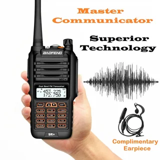 BAOFENG UV-9R Plus Walkie Talkie VHF UHF Dual Band 15W Handheld Two Way Radio / Transceiver. ALL NEW