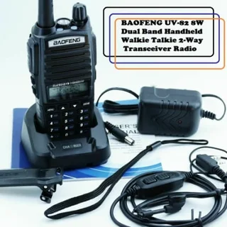 BAOFENG UV-82 Upgrade Walkie Talkie VHF UHF Dual Band Two Way Radio Transceivers. Brand New Products